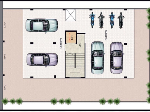 Bliss Harmony Parking 3 BHK Flat in Karmayogi Nagar Nashik