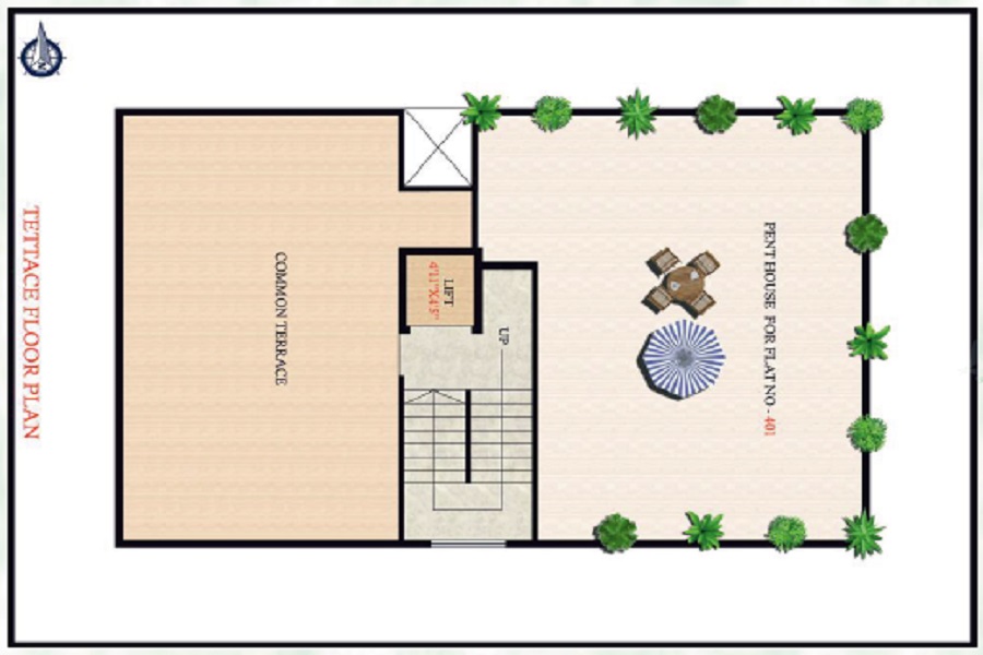 Bliss Harmony Terrace 3 BHK Flat in Karmayogi Nagar Nashik