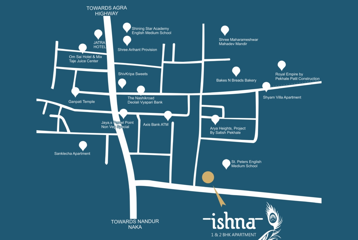 Jatra Hotel Nashik Map Ishna Apartment – 2 Bhk Flat In Konark Nagar Nashik | Propertybuying.com