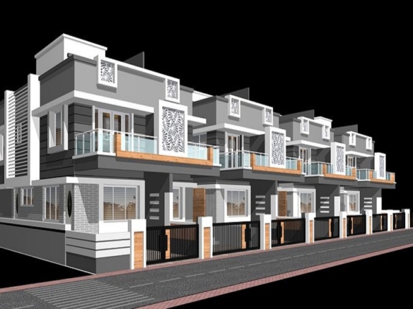 3 bhk row house in Pushti Villa